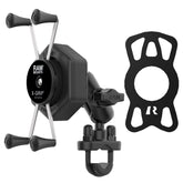 RAM Mounts X-Grip® Large Phone Mount with Vibe-Safe™ & U-Bolt Base - Short